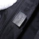 GUCCI GG Canvas Tote Bag Black Silver 28893 Auth 198333-16
