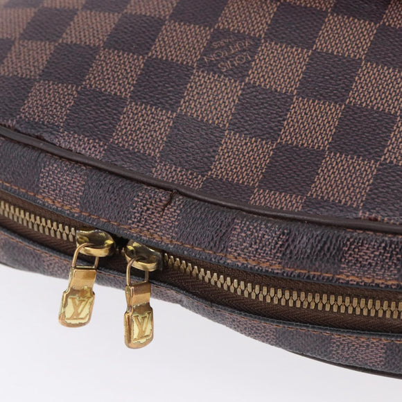 LOUIS VUITTON Damier Ebene Ipanema GM Shoulder Bag N51292 LV Auth 198334