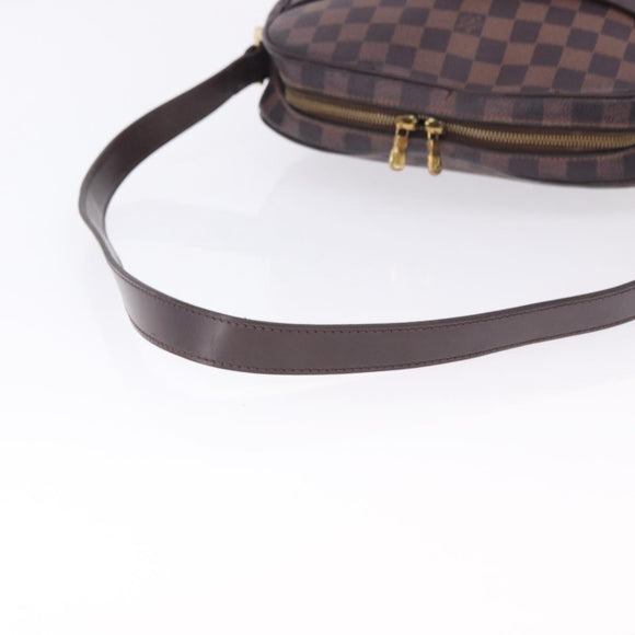 LOUIS VUITTON Damier Ebene Ipanema GM Shoulder Bag N51292 LV Auth 198334