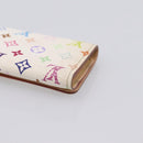LOUIS VUITTON Monogram Multicolor Multicles 4 Key Case White M93731 Auth 198335-15