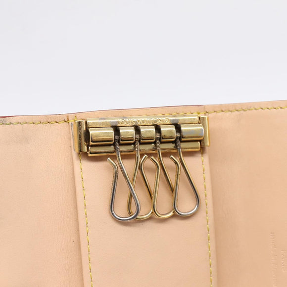LOUIS VUITTON Monogram Multicolor Multicles 4 Key Case White M93731 Auth 198335