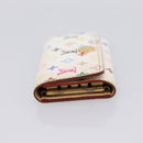 LOUIS VUITTON Monogram Multicolor Multicles 4 Key Case White M93731 Auth 198335-3