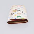 LOUIS VUITTON Monogram Multicolor Multicles 4 Key Case White M93731 Auth 198335-4