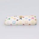 LOUIS VUITTON Monogram Multicolor Multicles 4 Key Case White M93731 Auth 198335-5