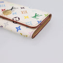 LOUIS VUITTON Monogram Multicolor Multicles 4 Key Case White M93731 Auth 198335-7