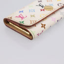 LOUIS VUITTON Monogram Multicolor Multicles 4 Key Case White M93731 Auth 198335-14