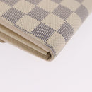 LOUIS VUITTON Damier Azur Portefeuille Sarah Long Wallet N61735 LV Auth 198336V-15