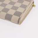 LOUIS VUITTON Damier Azur Portefeuille Sarah Long Wallet N61735 LV Auth 198336V-16