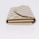 LOUIS VUITTON Damier Azur Portefeuille Sarah Long Wallet N61735 LV Auth 198336V-3