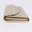 LOUIS VUITTON Damier Azur Portefeuille Sarah Long Wallet N61735 LV Auth 198336V-4