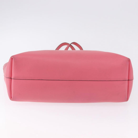 SAINT LAURENT Tote Bag Leather Pink Gold Tone 394195 Auth 198337V