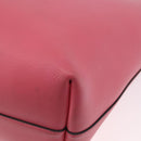 SAINT LAURENT Tote Bag Leather Pink Gold Tone 394195 Auth 198337V-14