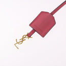 SAINT LAURENT Tote Bag Leather Pink Gold Tone 394195 Auth 198337V-16