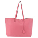 SAINT LAURENT Tote Bag Leather Pink Gold Tone 394195 Auth 198337V-2