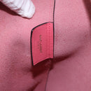 SAINT LAURENT Tote Bag Leather Pink Gold Tone 394195 Auth 198337V-20