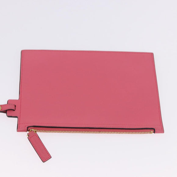 SAINT LAURENT Tote Bag Leather Pink Gold Tone 394195 Auth 198337V