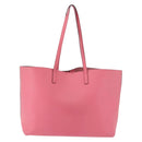 SAINT LAURENT Tote Bag Leather Pink Gold Tone 394195 Auth 198337V-3