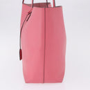SAINT LAURENT Tote Bag Leather Pink Gold Tone 394195 Auth 198337V-4