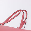 SAINT LAURENT Tote Bag Leather Pink Gold Tone 394195 Auth 198337V-9