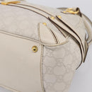 GUCCI GG Canvas Guccissima Horsebit Bamboo Bag Leather Ivory 159398 Auth 198338V-12