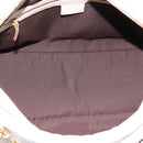 GUCCI GG Canvas Guccissima Horsebit Bamboo Bag Leather Ivory 159398 Auth 198338V-16