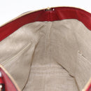GUCCI Micro GuccissimaGG Hand Bag Leather Red Gold Tone 449657 Auth 198339V-18