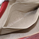 GUCCI Micro GuccissimaGG Hand Bag Leather Red Gold Tone 449657 Auth 198339V-21