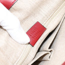 GUCCI Micro GuccissimaGG Hand Bag Leather Red Gold Tone 449657 Auth 198339V-12