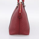 GUCCI Micro GuccissimaGG Hand Bag Leather Red Gold Tone 449657 Auth 198339V-3