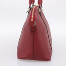 GUCCI Micro GuccissimaGG Hand Bag Leather Red Gold Tone 449657 Auth 198339V-4