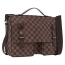 LOUIS VUITTON Damier Ebene Broadway Shoulder Bag N42270 LV Auth 198343-1