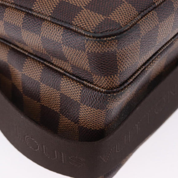 LOUIS VUITTON Damier Ebene Broadway Shoulder Bag N42270 LV Auth 198343