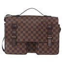 LOUIS VUITTON Damier Ebene Broadway Shoulder Bag N42270 LV Auth 198343-13