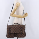 LOUIS VUITTON Damier Ebene Broadway Shoulder Bag N42270 LV Auth 198343-26