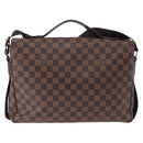 LOUIS VUITTON Damier Ebene Broadway Shoulder Bag N42270 LV Auth 198343-2