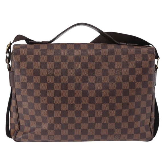 LOUIS VUITTON Damier Ebene Broadway Shoulder Bag N42270 LV Auth 198343