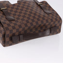 LOUIS VUITTON Damier Ebene Broadway Shoulder Bag N42270 LV Auth 198343-6