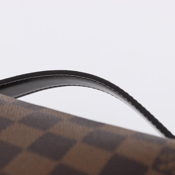 LOUIS VUITTON Damier Ebene Broadway Shoulder Bag N42270 LV Auth 198343