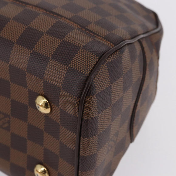 LOUIS VUITTON Damier Ebene Duomo Hand Bag N60008 LV Auth 198344V