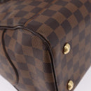 LOUIS VUITTON Damier Ebene Duomo Hand Bag N60008 LV Auth 198344V-12