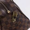 LOUIS VUITTON Damier Ebene Duomo Hand Bag N60008 LV Auth 198344V-14