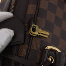 LOUIS VUITTON Damier Ebene Duomo Hand Bag N60008 LV Auth 198344V-15