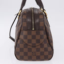 LOUIS VUITTON Damier Ebene Duomo Hand Bag N60008 LV Auth 198344V-4
