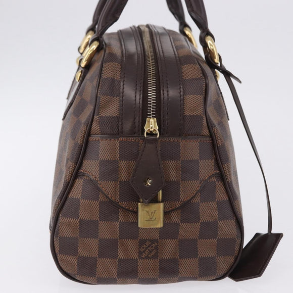 LOUIS VUITTON Damier Ebene Duomo Hand Bag N60008 LV Auth 198344V
