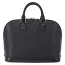 LOUIS VUITTON Epi Alma Hand Bag Noir Black M52142 LV Auth 198348A-3