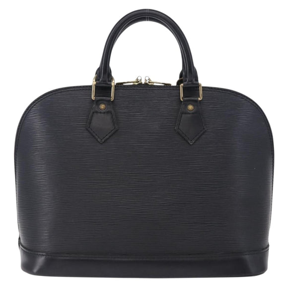 LOUIS VUITTON Epi Alma Hand Bag Noir Black M52142 LV Auth 198348A
