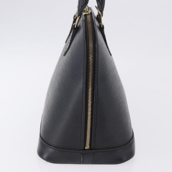 LOUIS VUITTON Epi Alma Hand Bag Noir Black M52142 LV Auth 198348A