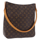 LOUIS VUITTON Monogram Looping GM Shoulder Bag M51145 LV Auth 198350V-1