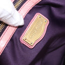 Miu Miu Matelasse Vitellolux Hand Bag Leather 2way Pink Gold Tone Auth 198354-19