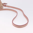 Miu Miu Matelasse Vitellolux Hand Bag Leather 2way Pink Gold Tone Auth 198354-9